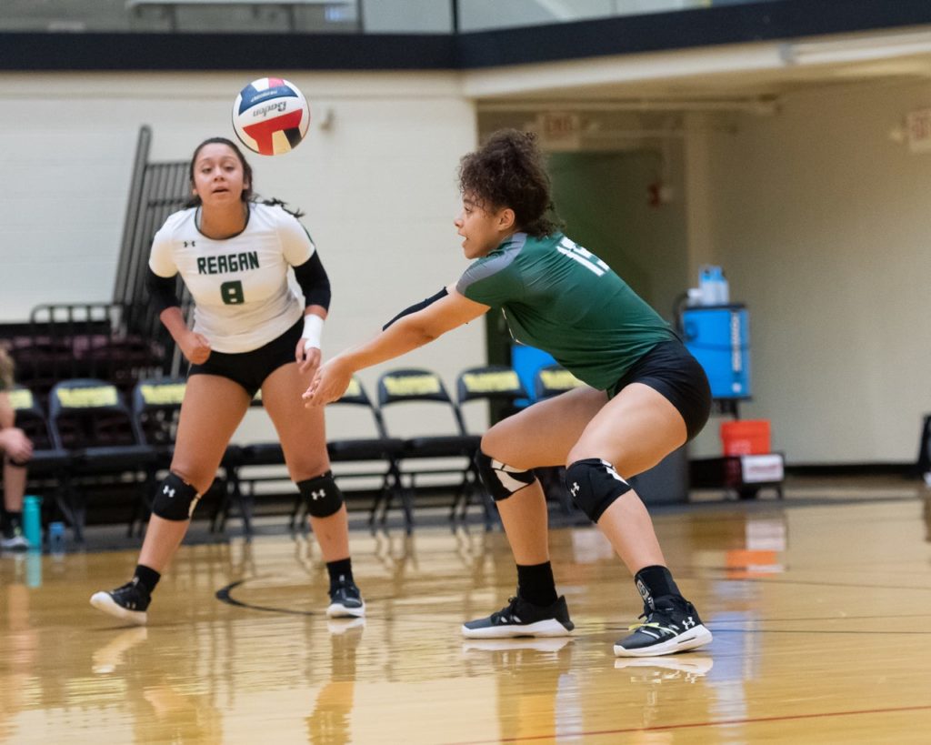 See The Action From Reagan Volleyballs Victory Over Churchill