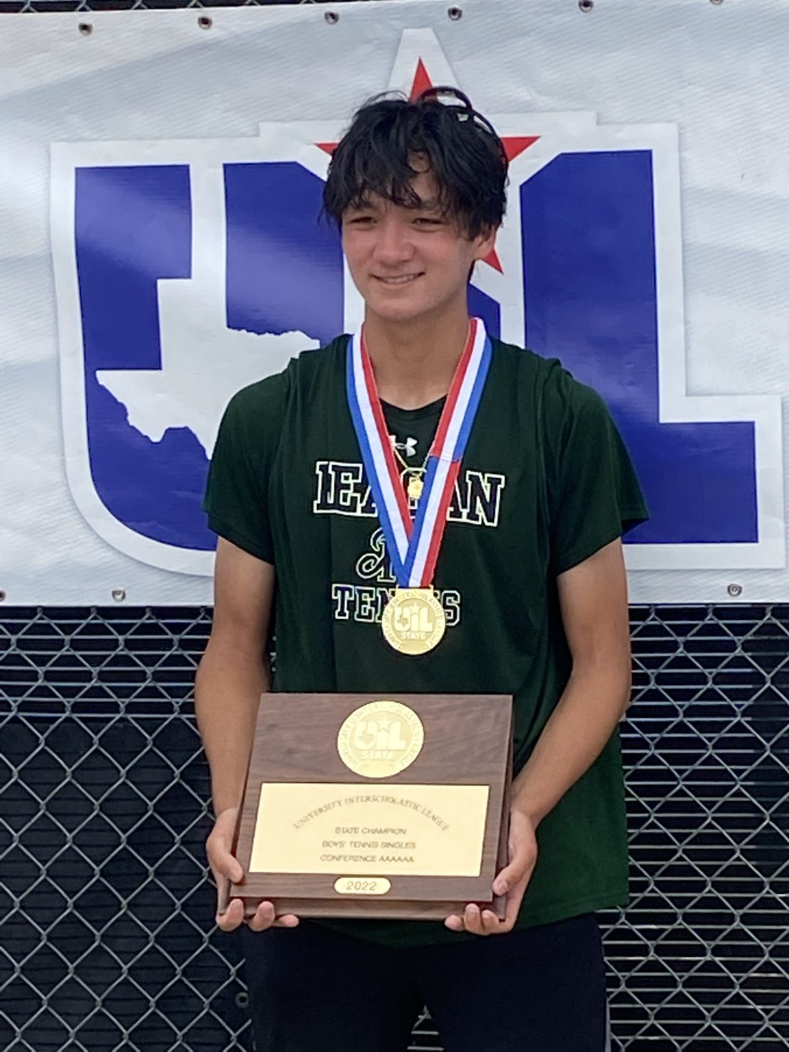 UIL 6A Boys Singles Tennis State Champion Kyle Totorica Rattler Sports