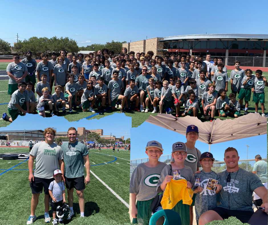 Green Bay Packer, Ty Summers, continues making an impact at Reagan –  Rattler Sports