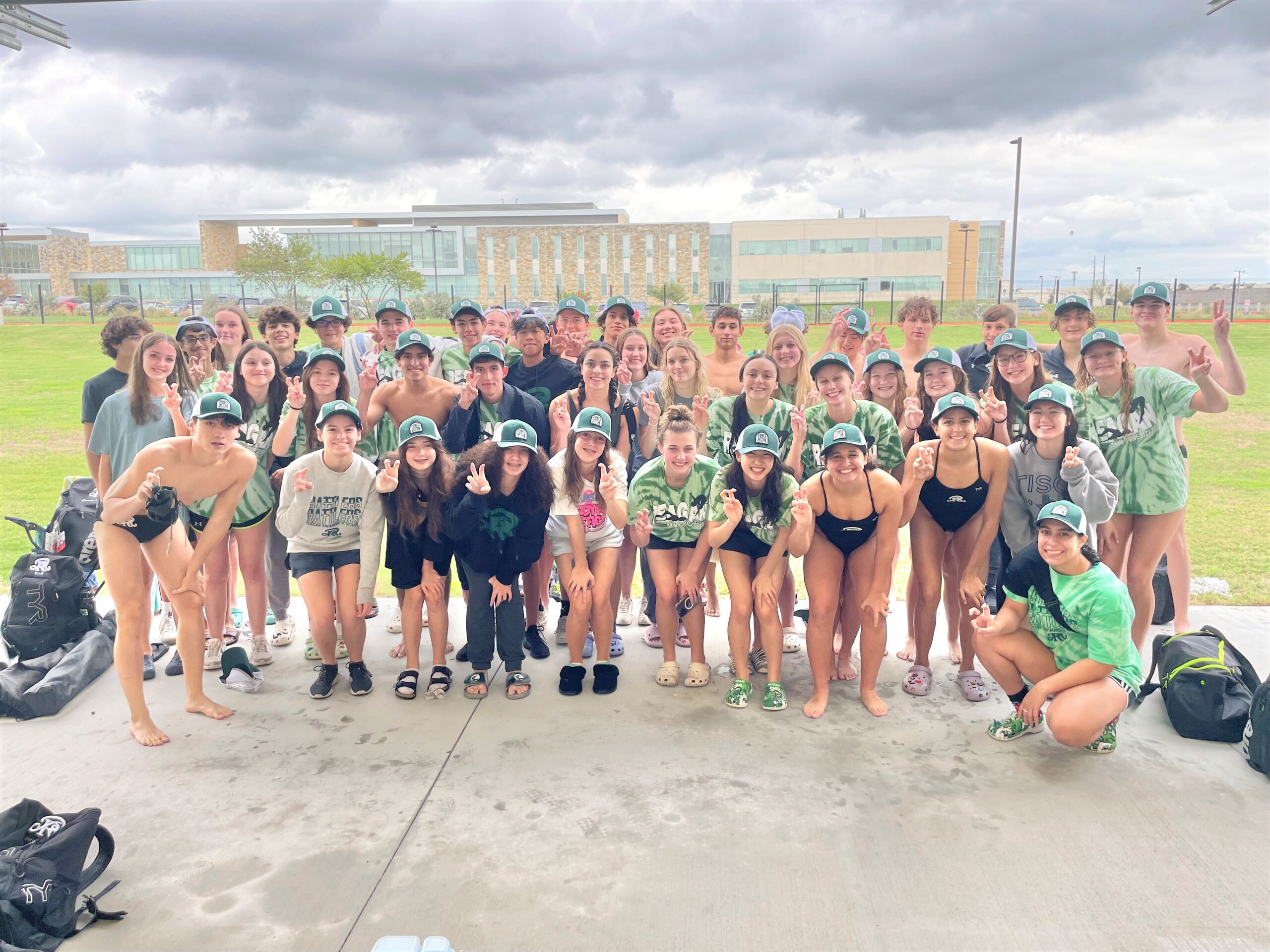 2023-2024 RRHS Swim Team at MavWood Invitational, Oct. 5, 2023.