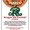 Join us at Parry’s Pizzeria and Taphouse for our Reagan Football Spirit Night!