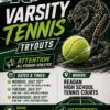 Varsity Tennis Tryouts 2026-2027