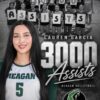 Senior Garcia Reaches 3,000 Assists