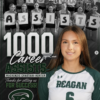 Chastain-Hunter Reaches 1,000 Assists